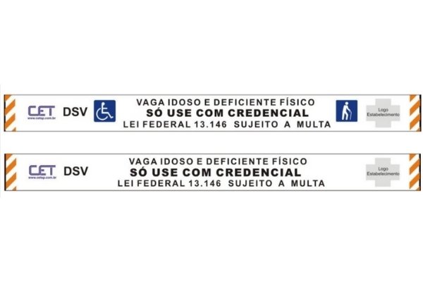 sinalização de estacionamento