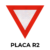 Placa R2 - Placa dê a Preferência R2 - Setas Sinalização - Loja Online