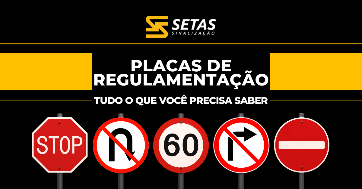 placas de regulamentação